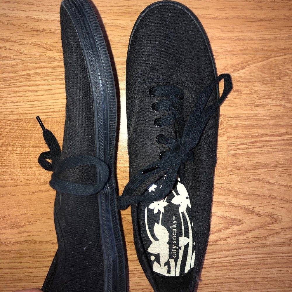 black shoes